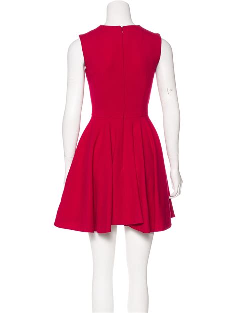 alexander mcqueen wool sleeveless dress.